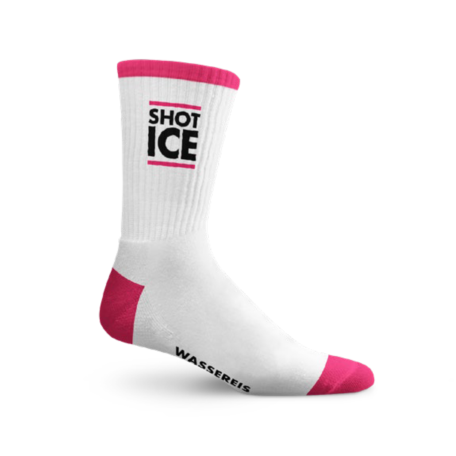 Shot Ice Socken Pink/White