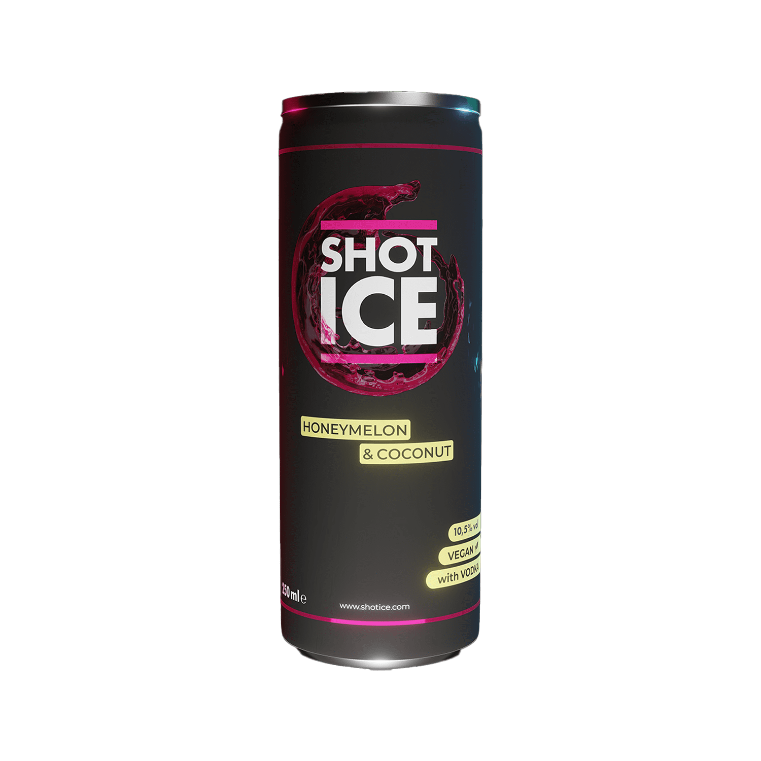 Shot Ice Honeymelon & Coconut Mixed Drink with 10.5% alcohol