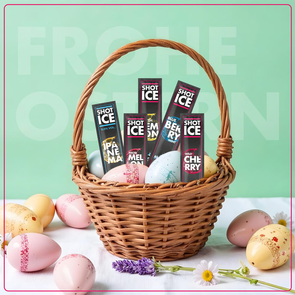 Ostern mal anders - Shot Ice Wassereis mit 10,5% Alkohol!